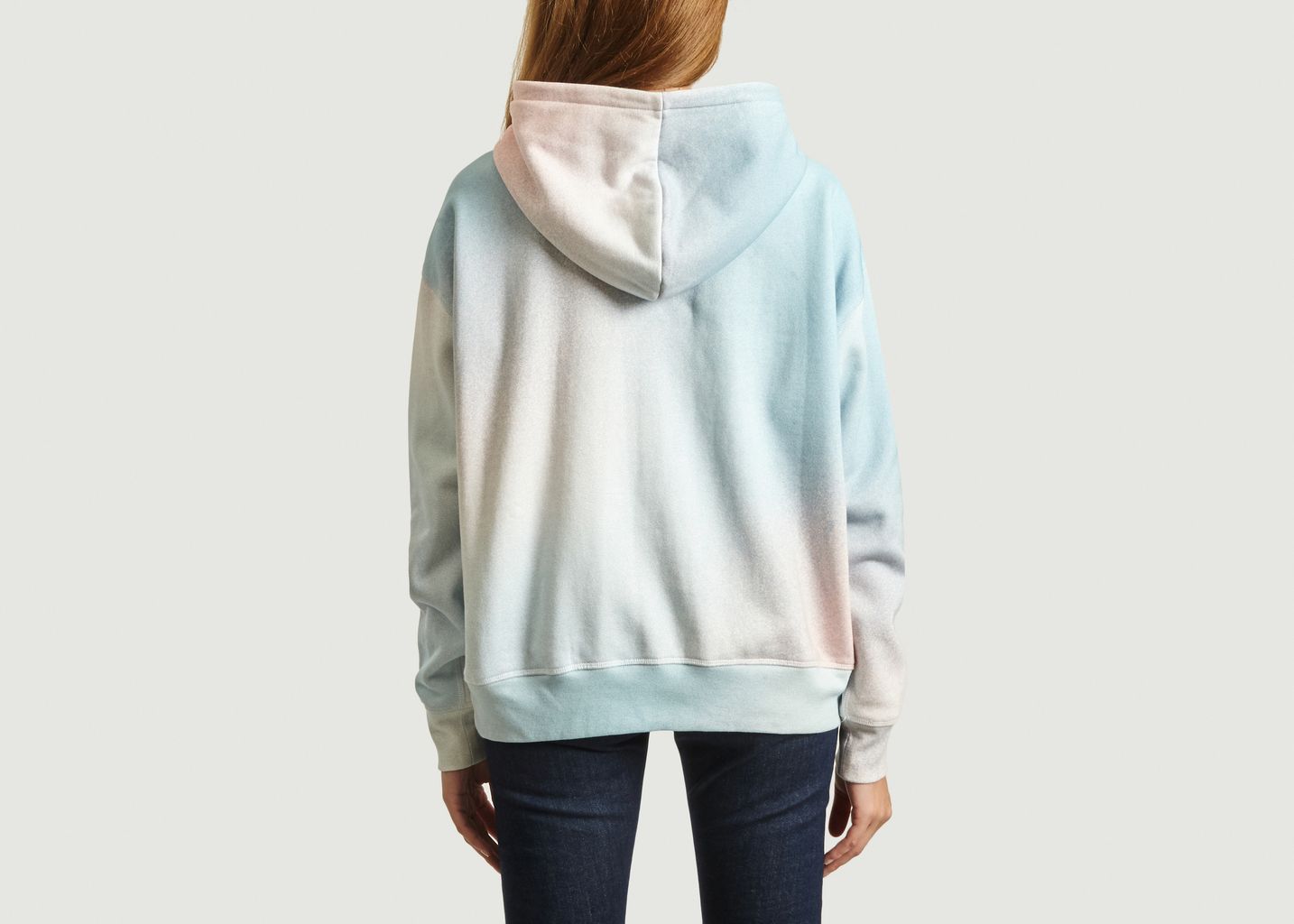 crop fleece sweatshirt levis