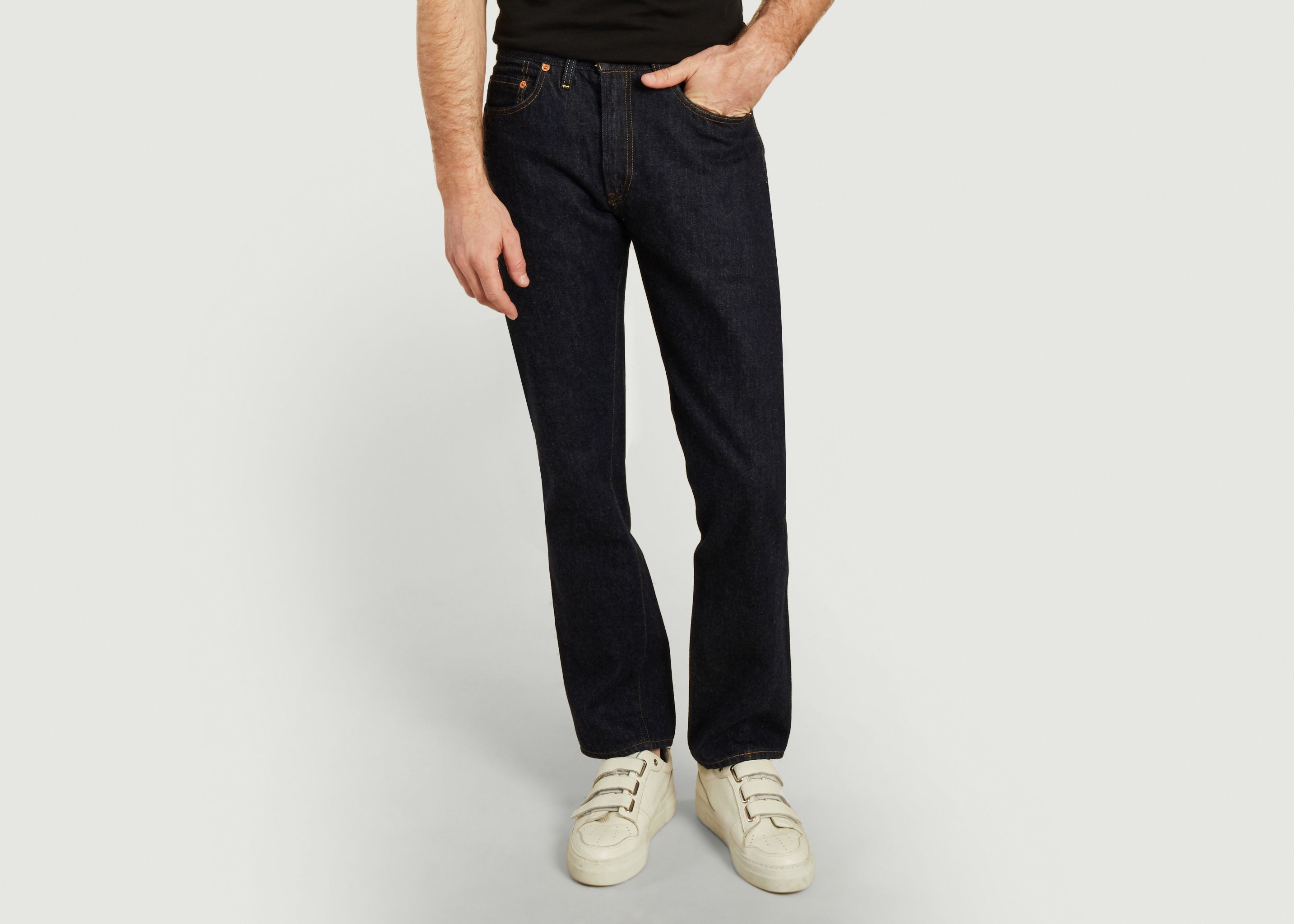 Jeans roh gerade Selvedge 1954 501 - Levi's Vintage