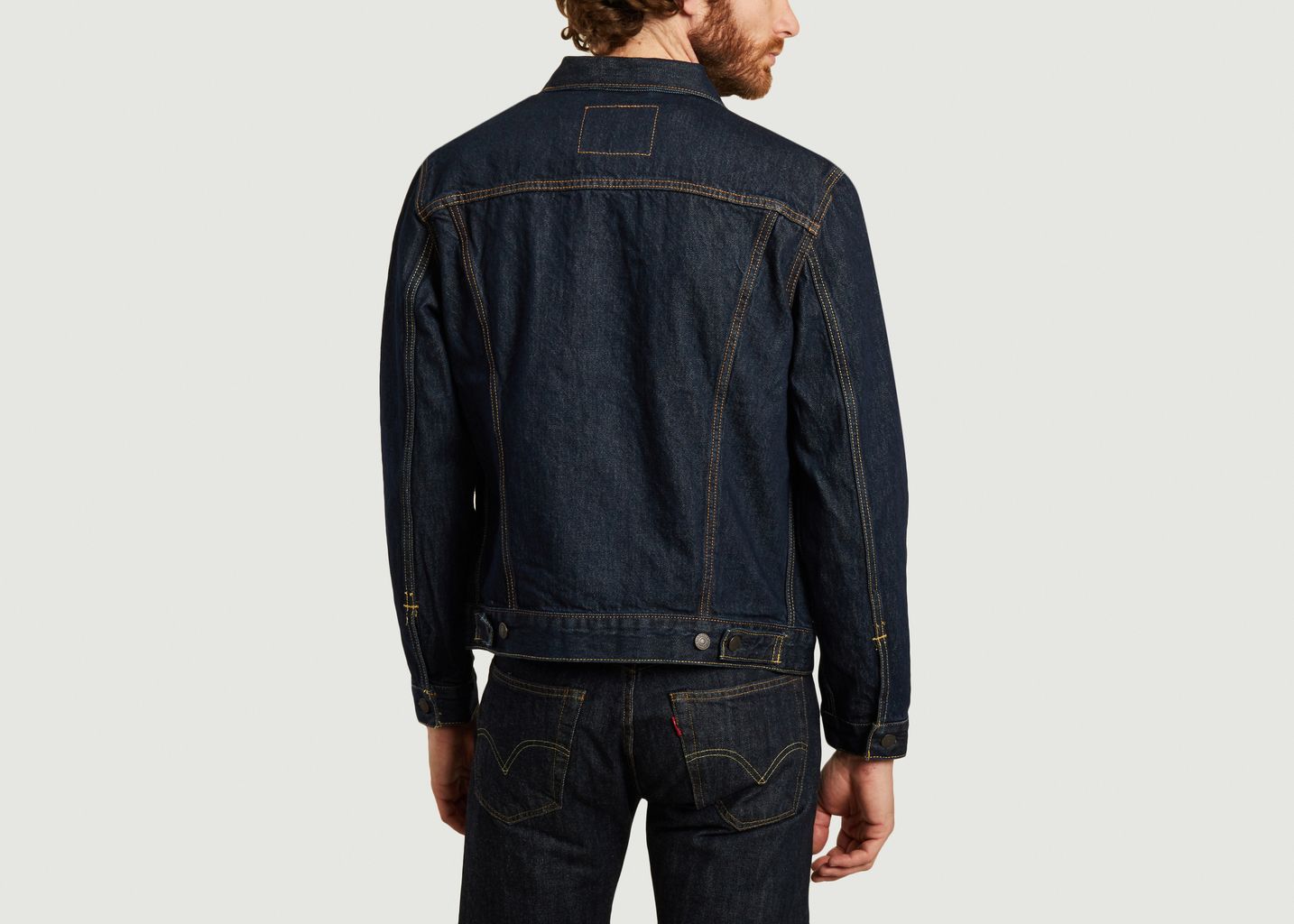 levi red label denim jacket