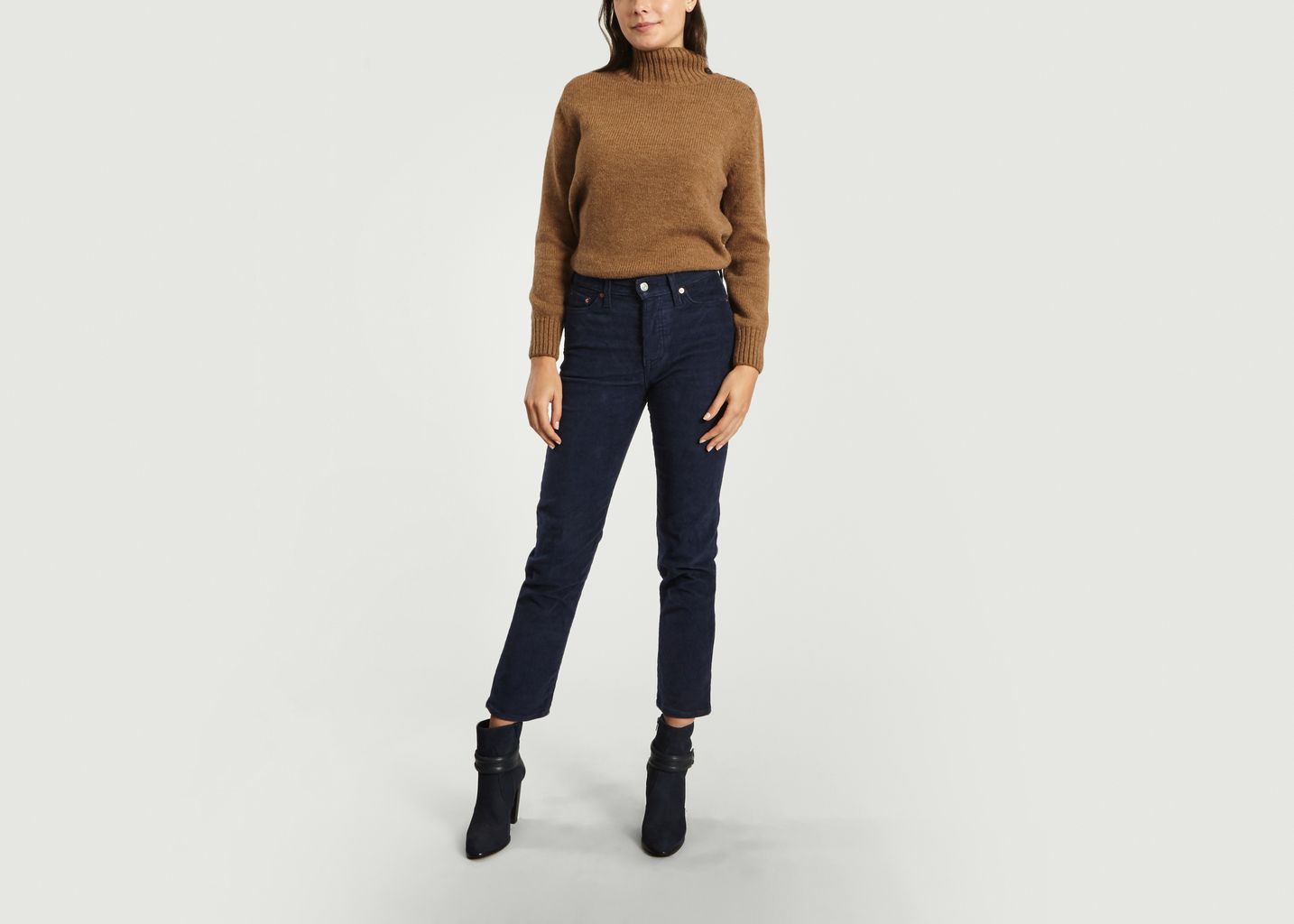 levi's blue wedgie straight jeans