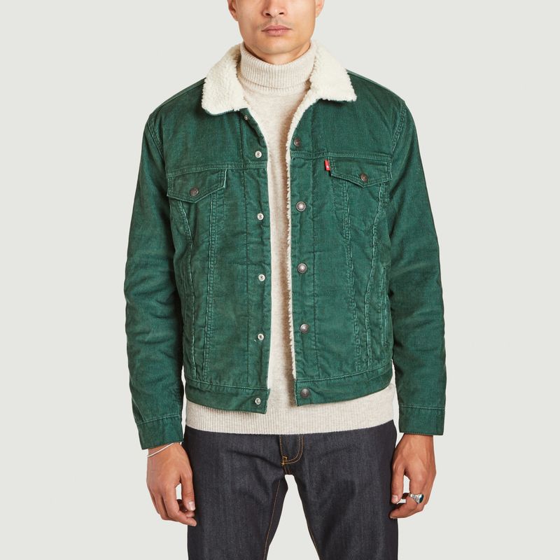 Sherpa jacket type 3 Green Levi's Red 