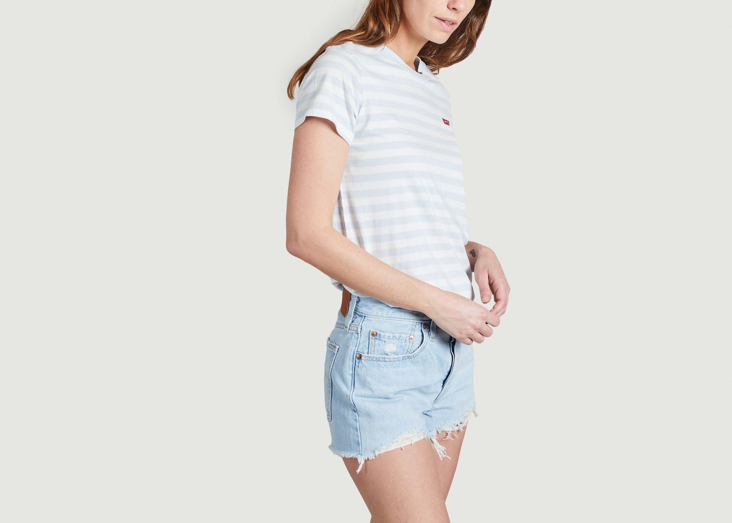 Striped T-Shirt White Levi's Red Tab 
