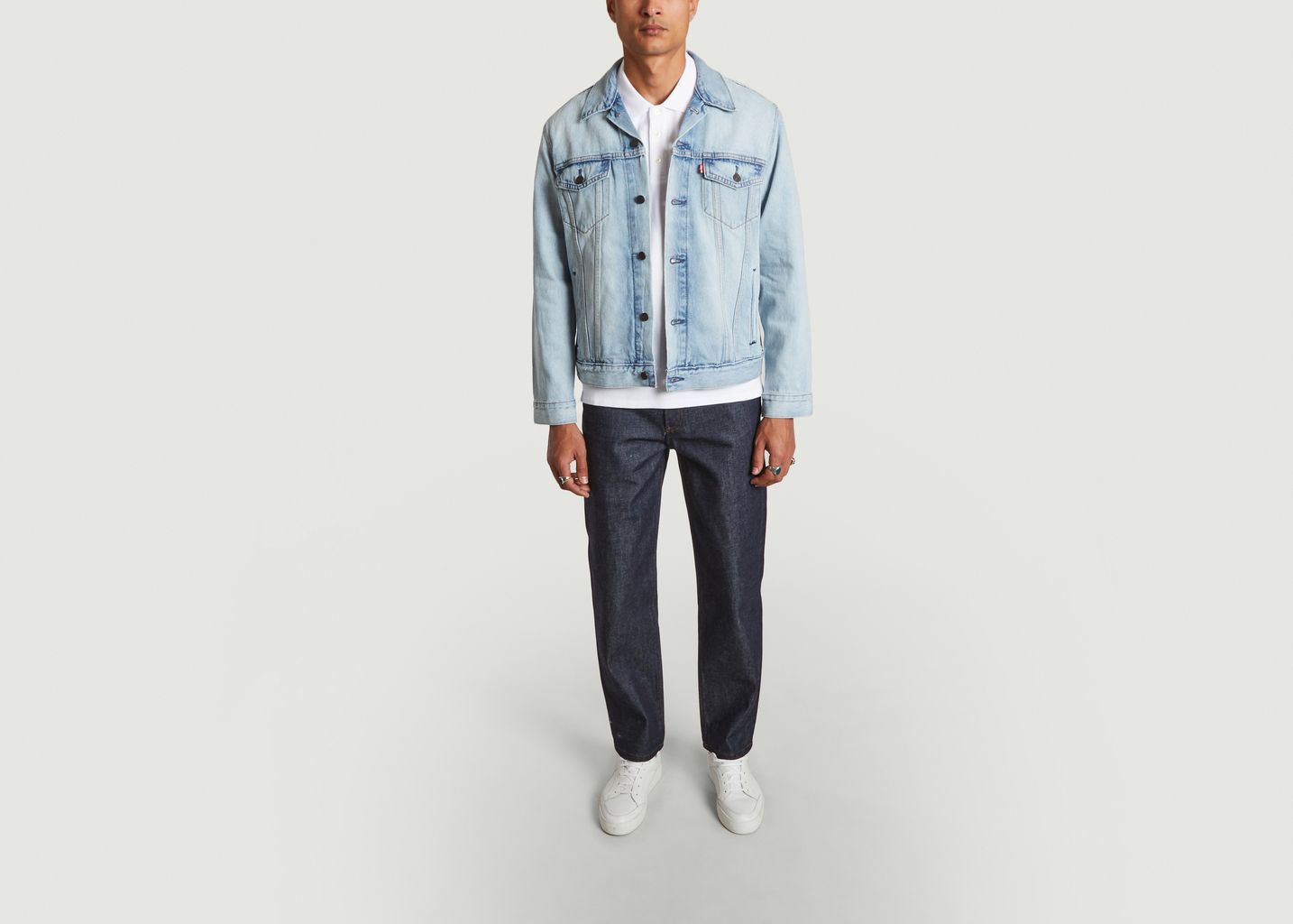 Washed denim jacket with straight cut Denim Levi's Red Tab | L'Exception