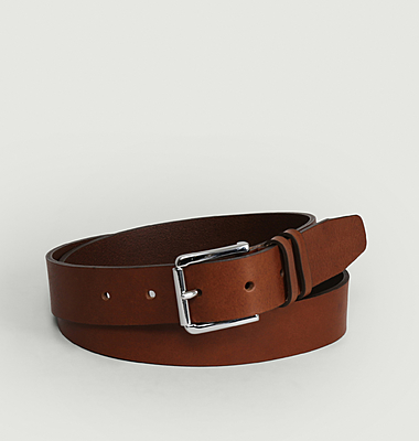 Ceinture en cuir tannage végétal