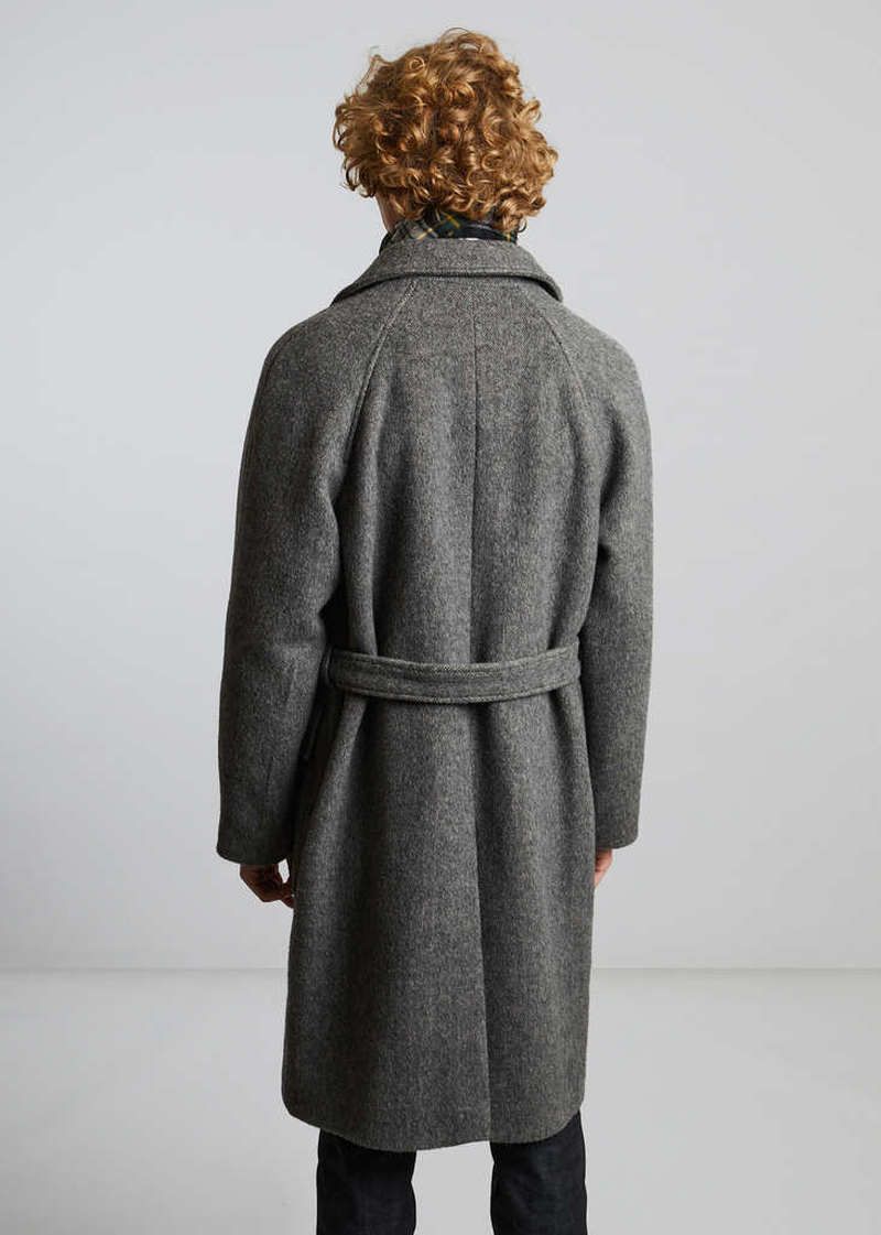 Pardessus oversize en laine fabriqué en France - L'Exception Paris