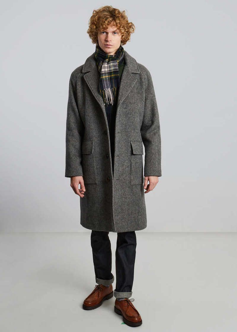 Pardessus oversize en laine fabriqué en France - L'Exception Paris