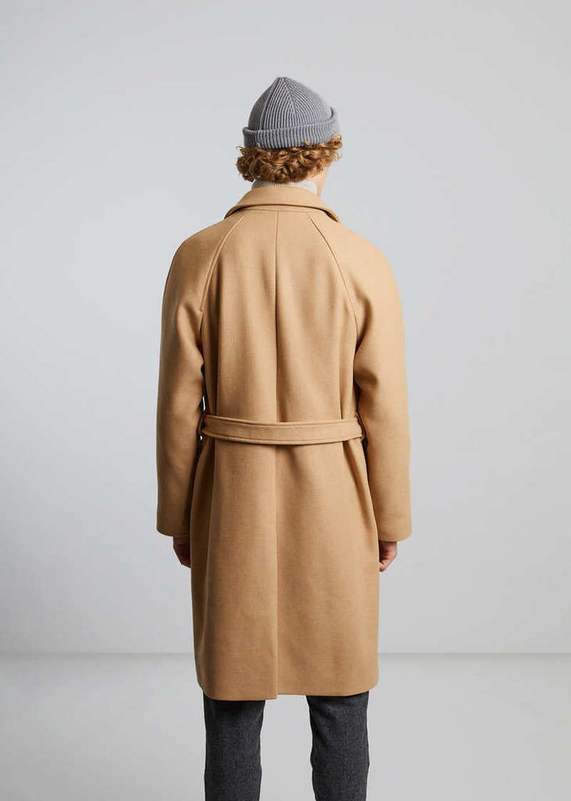 Pardessus oversize en laine fabriqué en France - L'Exception Paris