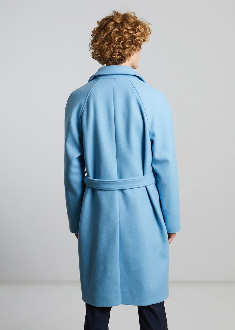 Pardessus oversize en laine vierge fabriqué en France - L'Exception Paris