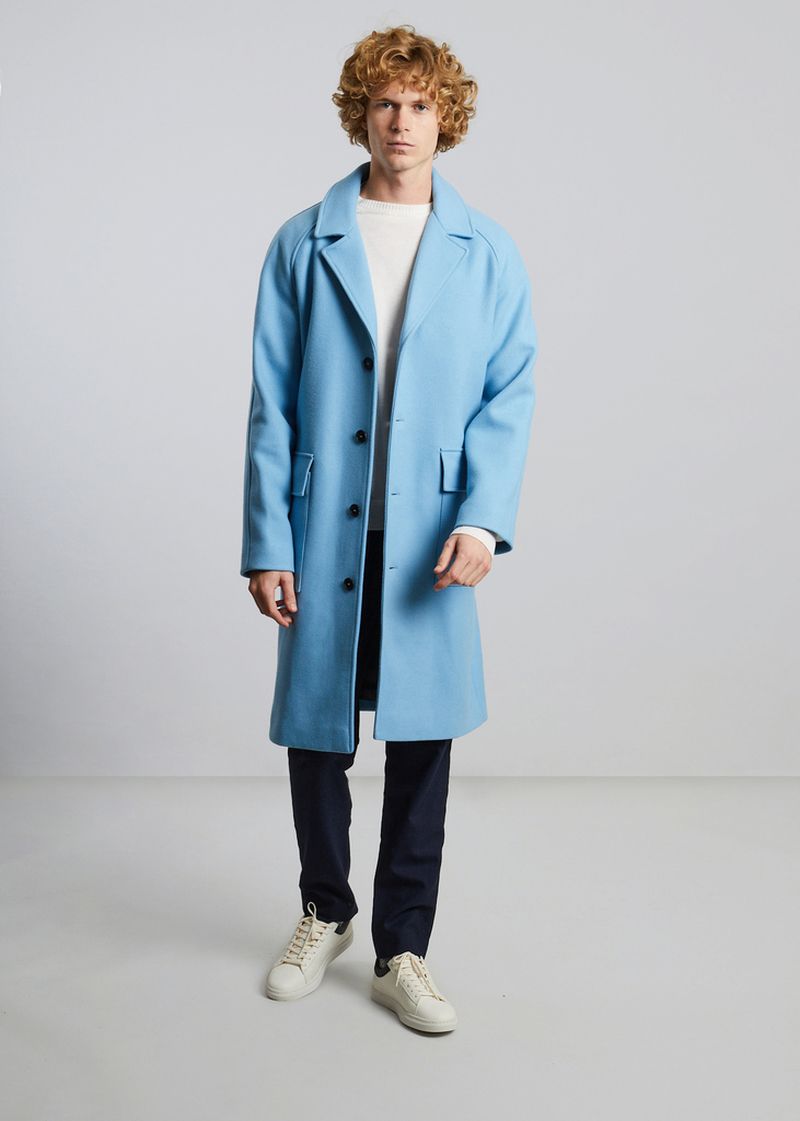 Pardessus oversize en laine vierge fabriqué en France - L'Exception Paris