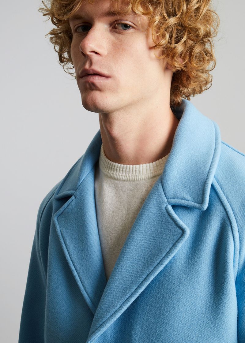 Pardessus oversize en laine vierge fabriqué en France - L'Exception Paris