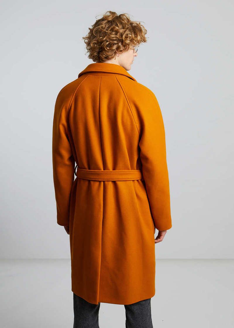 Pardessus oversize en laine vierge fabriqué en France - L'Exception Paris