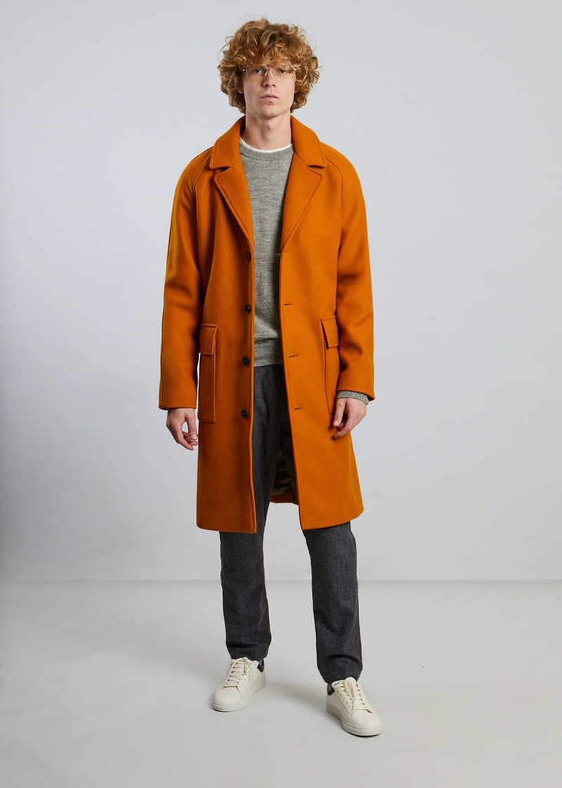 Pardessus oversize en laine vierge fabriqué en France - L'Exception Paris