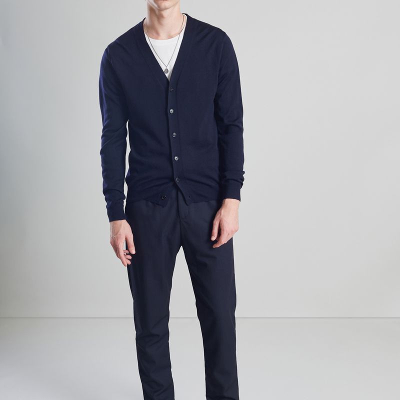 Cardigan Boutonné Mérinos - L'Exception Paris