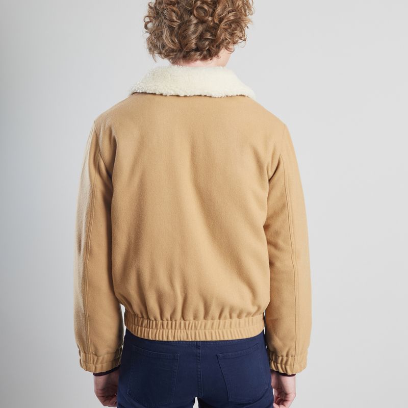 Blouson Aviateur en Laine et Cachemire - L'Exception Paris