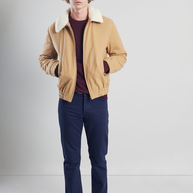 Blouson Aviateur en Laine et Cachemire - L'Exception Paris