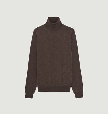 Merino wool turtleneck jumper