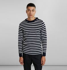Pull marin collaboration 10 ans L'Exception x Armor-Lux
