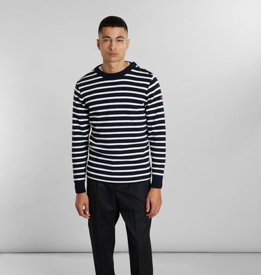 Pull marin collaboration 10 ans L'Exception x Armor-Lux
