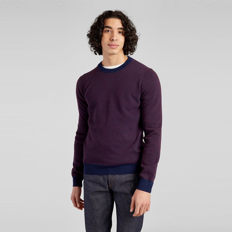 Recycled wool jacquard sweater - L'Exception Paris