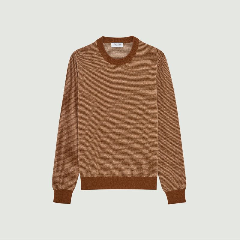 Recycled wool jacquard sweater - L'Exception Paris