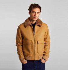 Wool sheepskin collar jacket L'Exception Paris