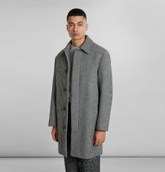 Straight coat in wool L'Exception Paris