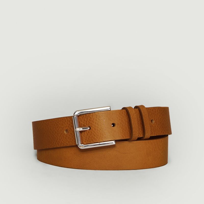 Vegetable-tanned leather belt - L'Exception Paris
