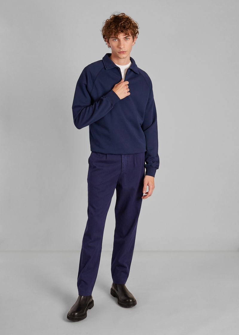 Pleated pants in cotton twill - L'Exception Paris