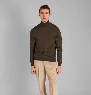Merino wool turtleneck sweater