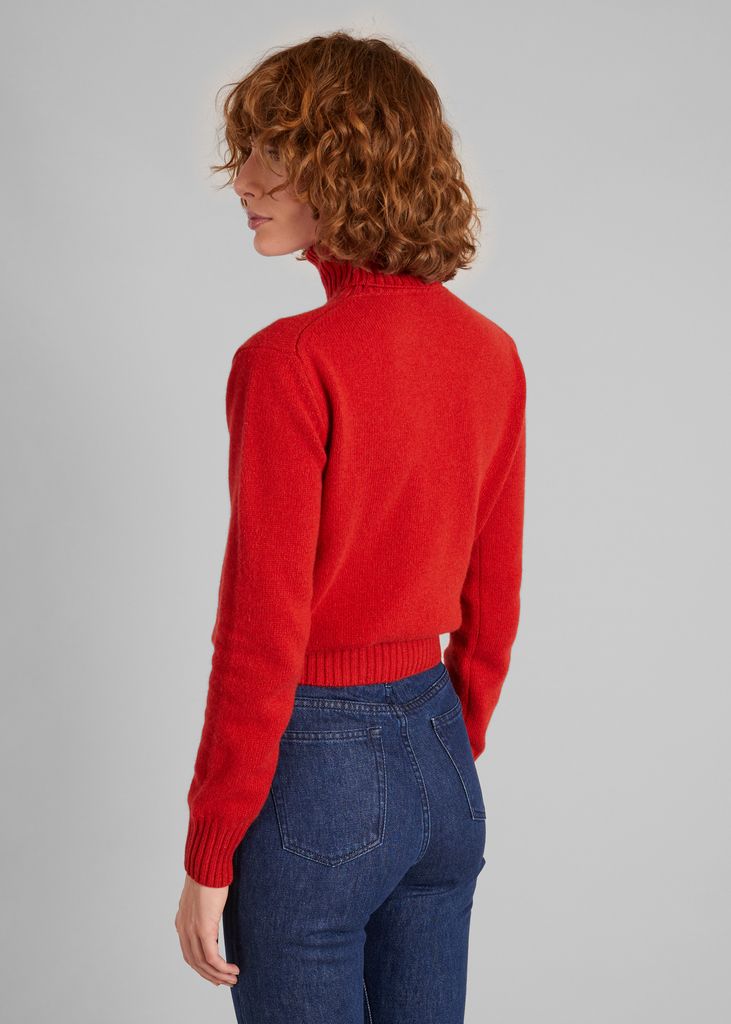 Recycled cashmere turtleneck sweater - L'Exception Paris