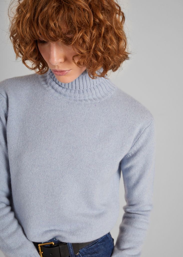 Recycled cashmere turtleneck sweater - L'Exception Paris