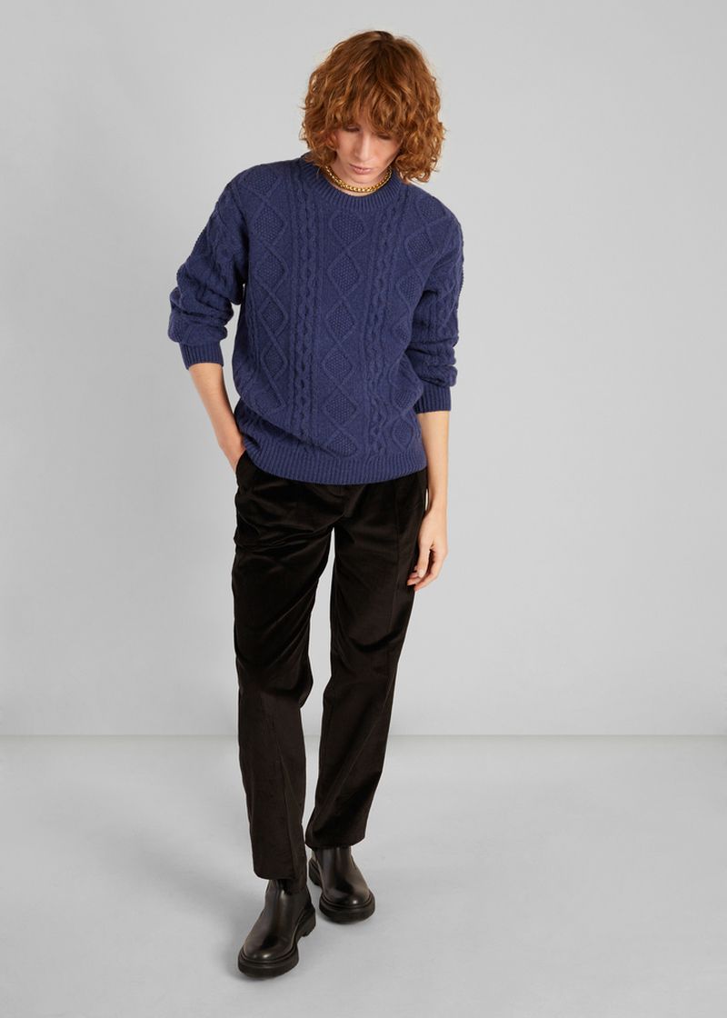 Twisted sweater in recycled wool - L'Exception Paris