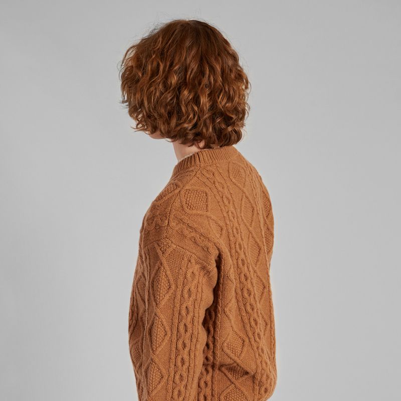 Twisted sweater in recycled wool - L'Exception Paris