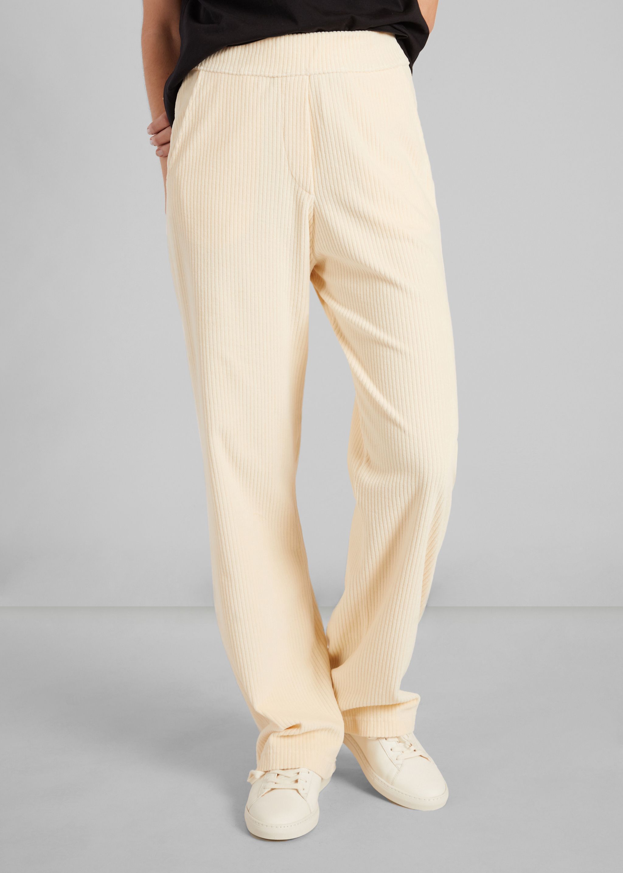 Regular Fit Corduroy Pants - Light beige - Men | H&M US