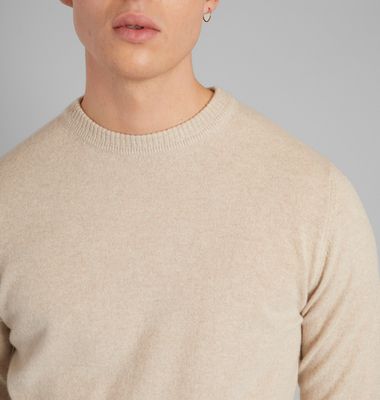 Cashmere and merino wool sweater