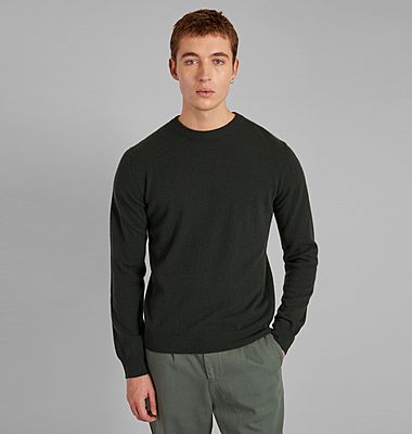 Cashmere and merino wool sweater