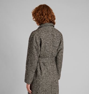 Made in France virgin wool overcoat