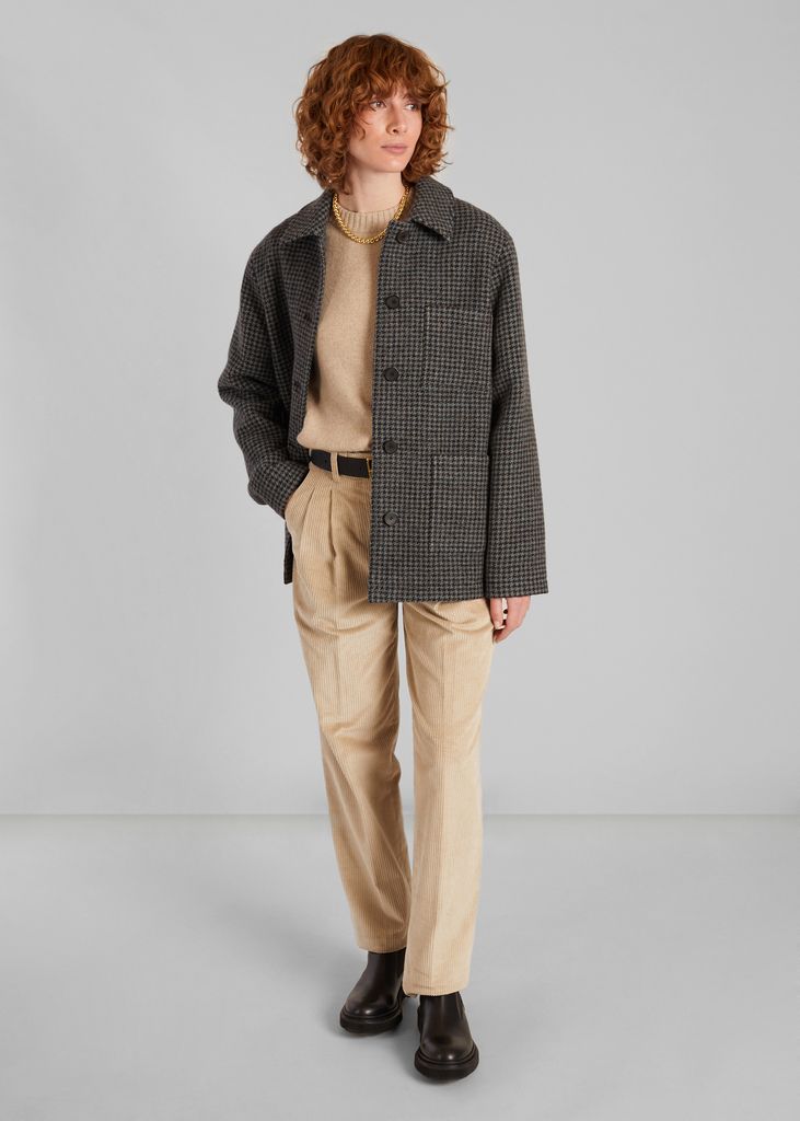 Sur-veste laine vierge fabriquée en France - L'Exception Paris