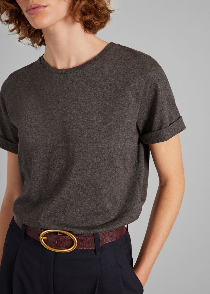 Rolled up sleeves t-shirt - L'Exception Paris