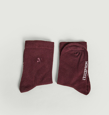 Bestickte Socken 