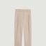 Pantalon à double plis en twill de coton - L'Exception Paris