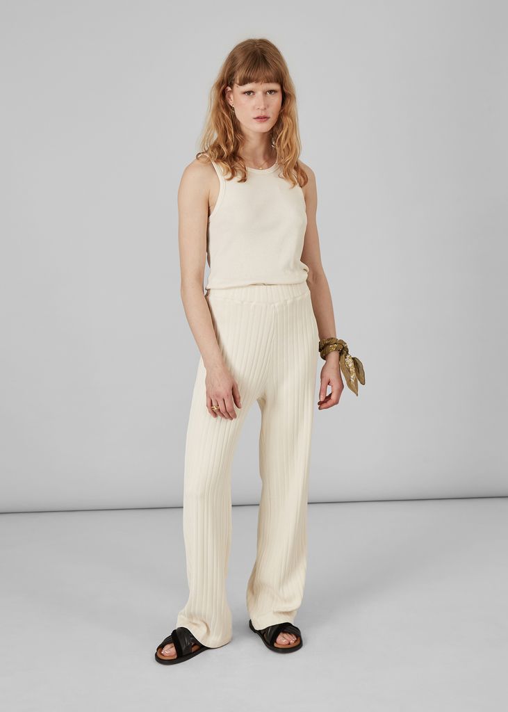 Elastic waist flared pants - L'Exception Paris