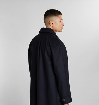 Mac loose-fitting coat raglan sleeves made in France
