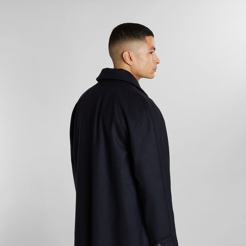 Mac loose-fitting coat raglan sleeves made in France - L'Exception Paris
