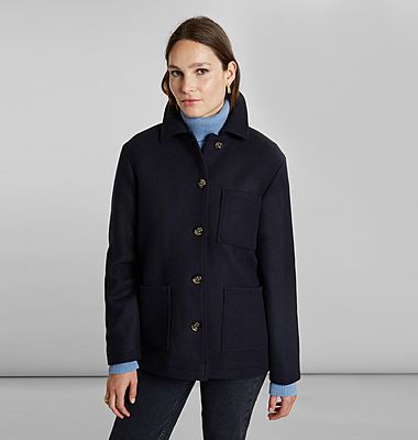 Wool over-jacket made in France