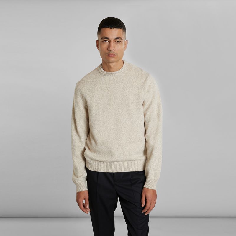 Geelong wool thick round-neck jumper - L'Exception Paris