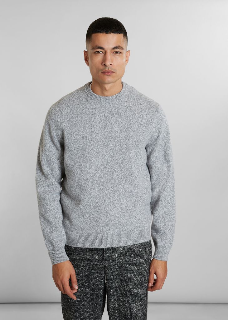 Geelong wool thick round-neck jumper - L'Exception Paris