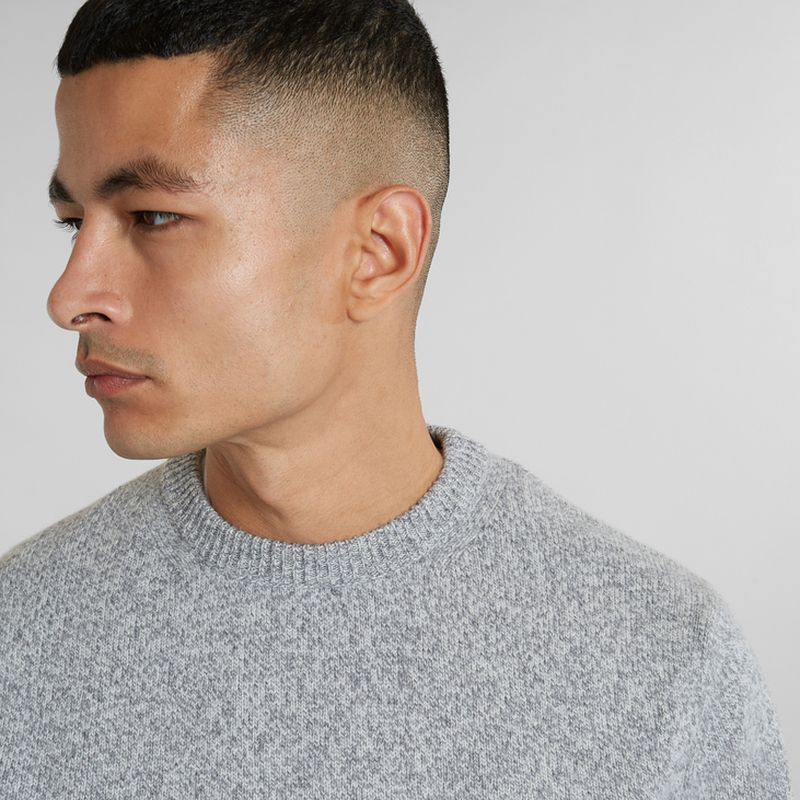 Geelong wool thick round-neck jumper - L'Exception Paris