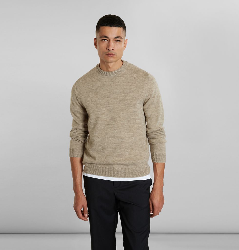 L'ECHOPPE Personal Effects ブランケット　Shetland Blanket ウール100% 茶色 L'ECHOPPE Personal Effects ブランケット Shetland Blanket