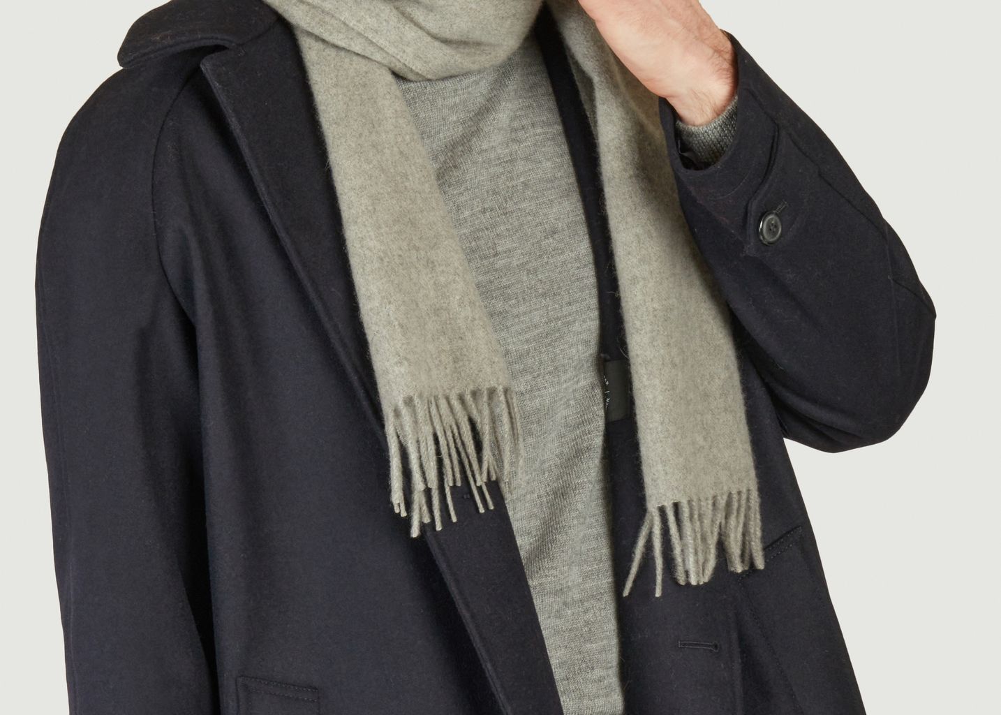 Plain cashmere scarf - L'Exception Paris